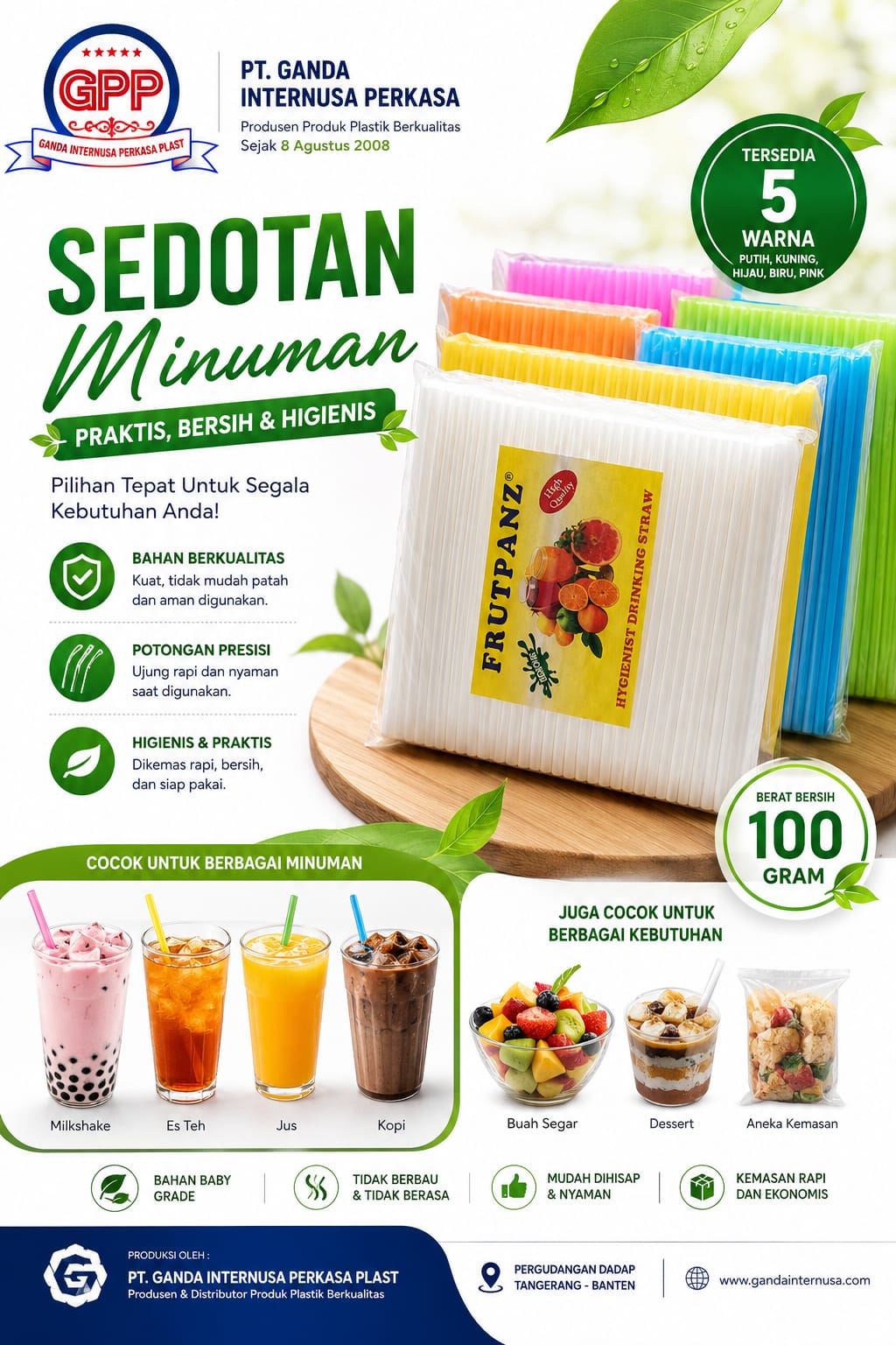 Sedotan Plastik